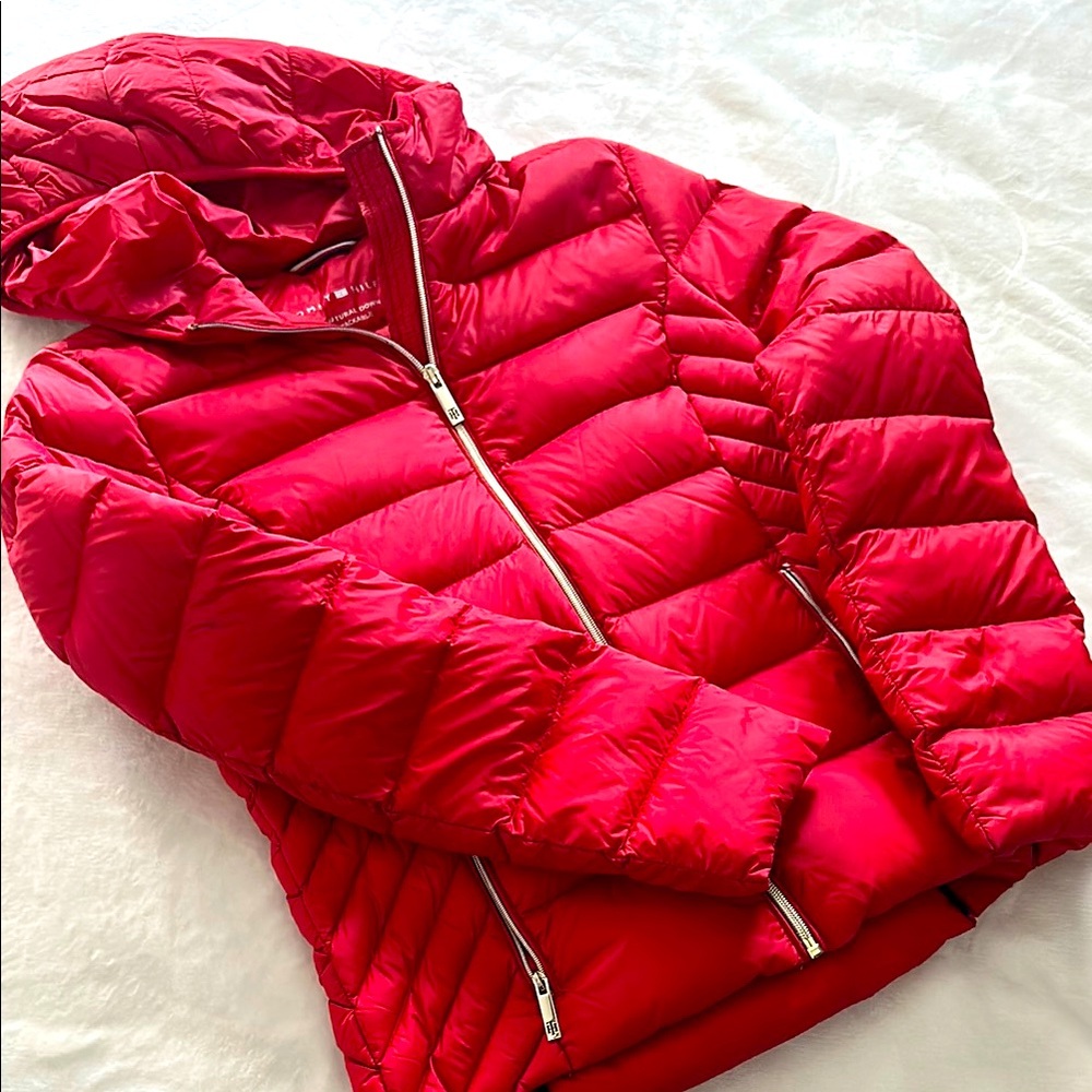Women's Red Puffer hilfiger